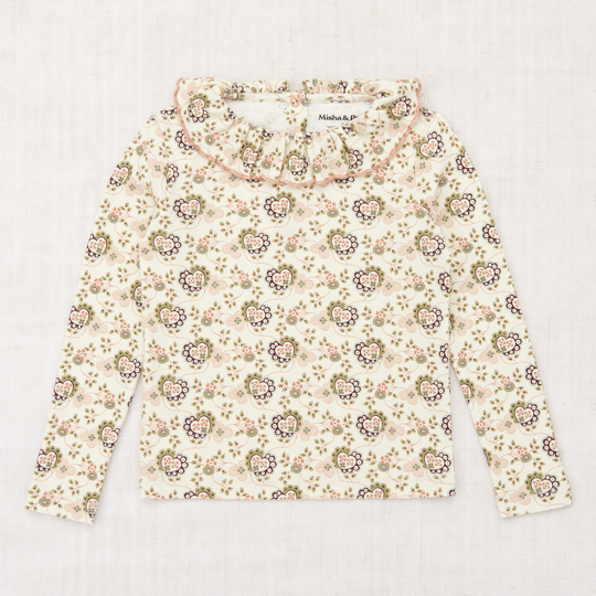 トップス Misha&Puff Paloma Top 7-8y Misha&Puff ミーシャアンドパフ / Paloma Top / Sugar Calico Hearts