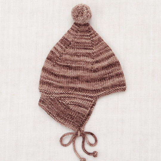 帽子 abcmisha and puff pointy peak hat Exclusive* Pointy Peak Hat, Dusty Rose Confetti - Misha