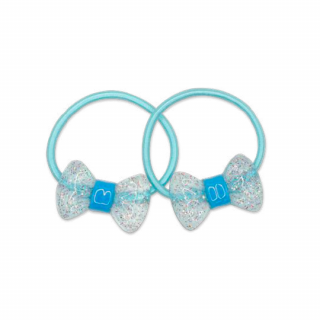 Milk  Soda / SPARKLE RIBBON HAIR TIE / Blue