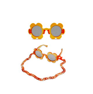 Milk  Soda / FLOWER CANDY SUNGLASSES / Orange