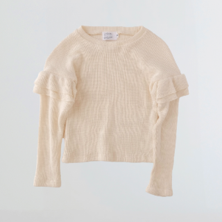 folk made / Village pullover / ivory