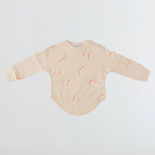 folk made / Wings jersey long-T cotton / ivory