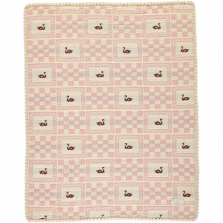 Bebe Organic / Swan Blanket / Swan Rose Patchwork