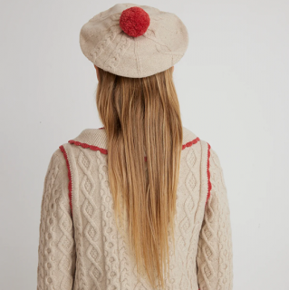 Bebe Organic / Sienna Beret / Natural Knit