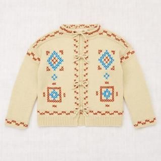 Misha&Puff / Cross Stitch Bjorn Cardigan / Raffia