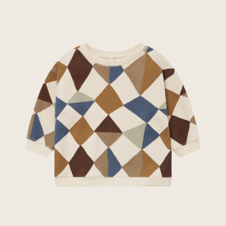 organic zoo / Kite Patchwork Sweatshirt Undyed