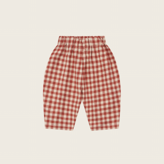 organic zoo / Paprika Gingham Carrot Pants