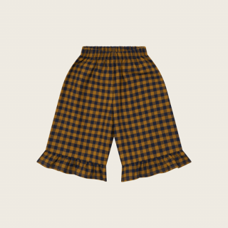 organic zoo / Blueberry Gingham Frill Culottes