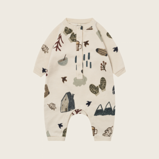 organic zoo / Cosy Wild Onesie Undyed