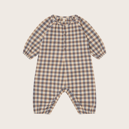 organic zoo オーガニックズー organic zoo オーガニックズー / Shoreline Gingham Onesie