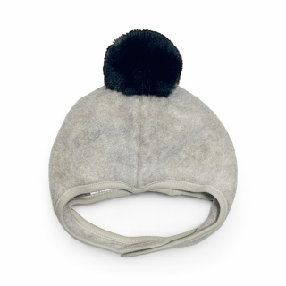 chocolatesoup / FLEECE POMPOM BONNET / BEIGE