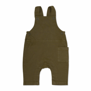Phil&Phae / Twill baby dungarees / dark moss / Baby