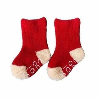 chocolatesoup / BABY PILE SOX / RED