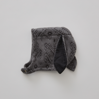 eLfinFolk / Snow Jacquard Bunny Bonnet / gray