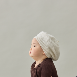 MOUN TEN. / wool beret / ecru