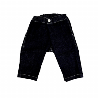MOUN TEN. / front tuck organic jeans(for baby) / black