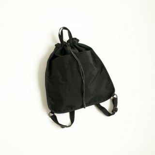 MOUN TEN. / nylon ox baby knapsack / black