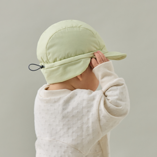 MOUN TEN. / ear muffs puffcap / lemon / baby