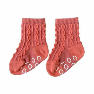 chocolatesoup / BABY CABLE SOX / RED