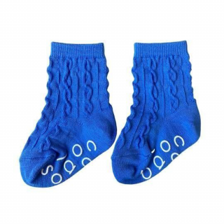 chocolatesoup / BABY CABLE SOX / BLUE