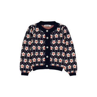 hello Simone / Lison cardigan / Navy Flower