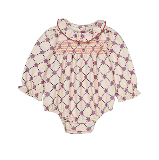 hello Simone / Amande romper / Floral check