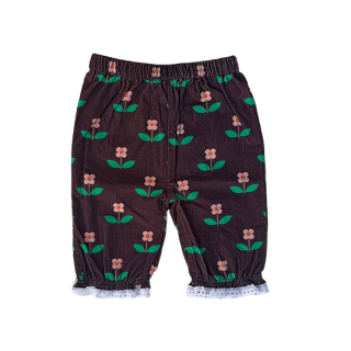 hello Simone / Mignon baby pants / Flora Chocolate