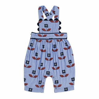 hello Simone / Pirouette BB overall / Flora blue