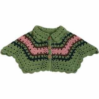 Kalinka / Jill Pole Capelet / Moss/Flamingo