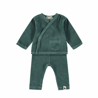 Baby clic / Baby sets / Velour forest green