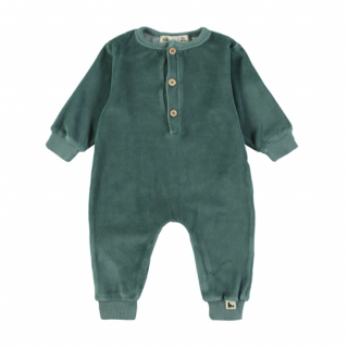 Baby clic / Onepieces / Velour forest green
