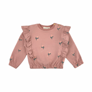 Baby clic / Sweatshirts / Flor Vintage pink
