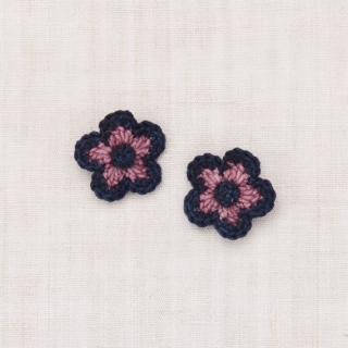 Misha&Puff / Medium Flower Clip Set / Antique Rose