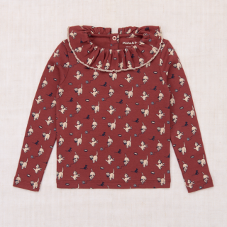 Misha&Puff / Paloma Top / Madder Root Cat & Mouse