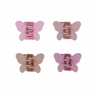 Rockahula Kids / Little Butterfly Claw Clips 4 Pack / PINK