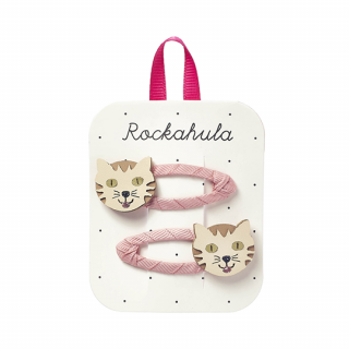 Rockahula Kids / Tabby Cat Clips / PINK