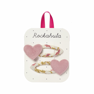 Rockahula Kids / Elsie Heart Clips / PINK