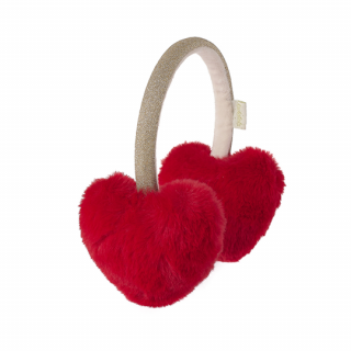  Rockahula Kids / Love Heart Earmuffs / RED