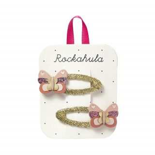 Rockahula Kids / Patchwork Butterfly Clips / PINK