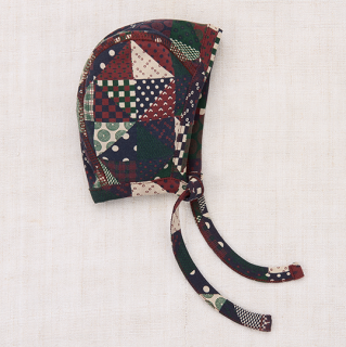 Misha&Puff / Baby Pima Bonnet / (Madder Root Patchwork)