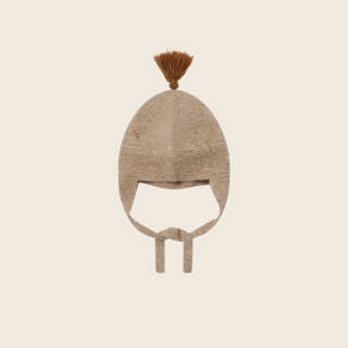 organic zoo / Oatmeal contrast Tassel Hat