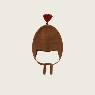 organic zoo / Chestnut contrast Tassel Hat
