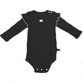 KoQueliKo / Frill baby body / black