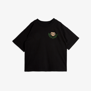 mini rodini / E.T emb ss tee / Black