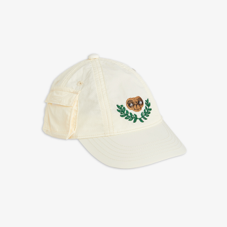 mini rodini / E.T emb nylon pocket cap / Off-white