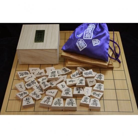 ホリコシ｜将棋｜楓押駒｜菱湖書｜折り盤セット