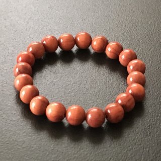 チューリップウッドの数珠ブレスレット（木珠，8mm珠）