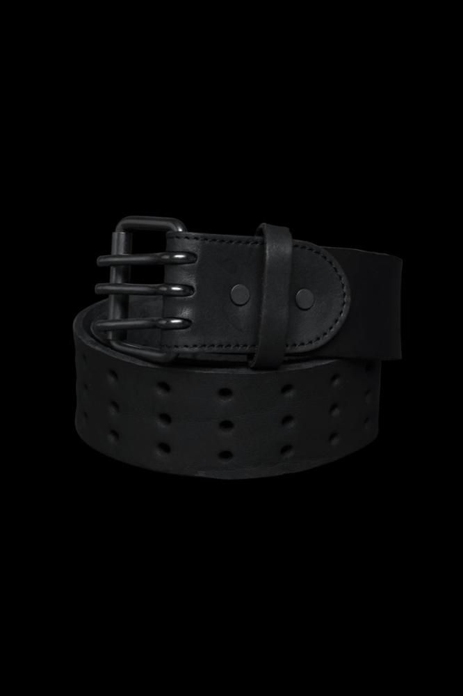 JP SHOULDER GARMENT-DYED 3PIN-BUCKLE BELT【50mm】 - BACKLASH JP SHOULDER GARMENT-DYED 3PIN-BUCKLE BELT【50mm】 - BACKLASH