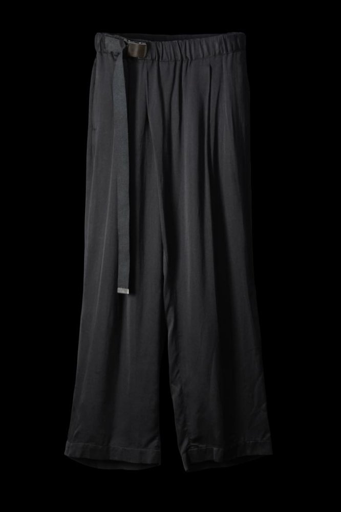 RAYON WRAP FRONT PANTS “WIDE”