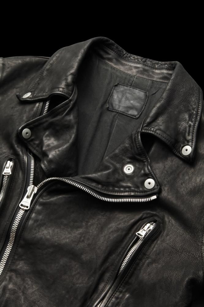 JAPAN CALF NATURAL DYED “GARMENT-WASH” DOUBLE RIDERS JAPAN CALF NATURAL DYED “GARMENT-WASH” DOUBLE RIDERS